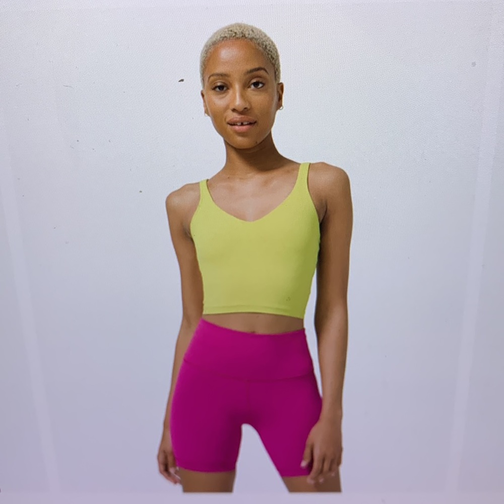 Lululemon Align Tank - Size 4 Yellow Pear OG straps